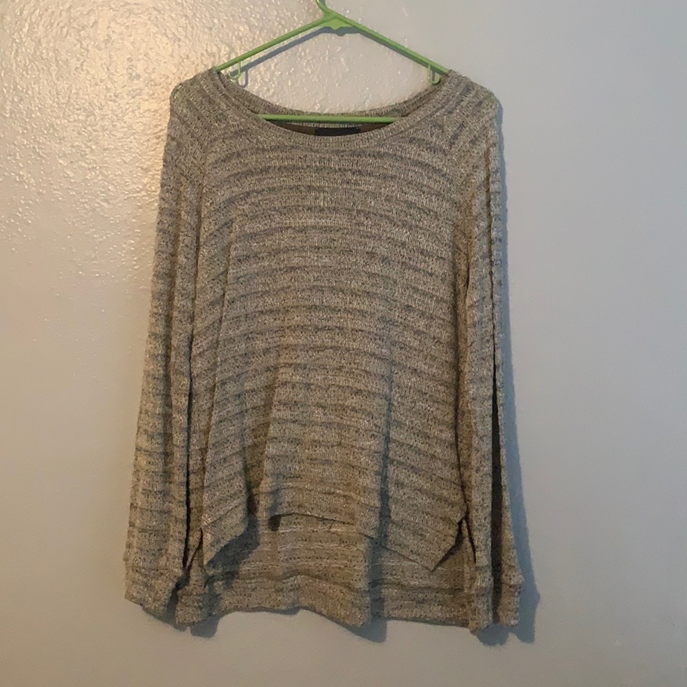 Grey and Green Sweater